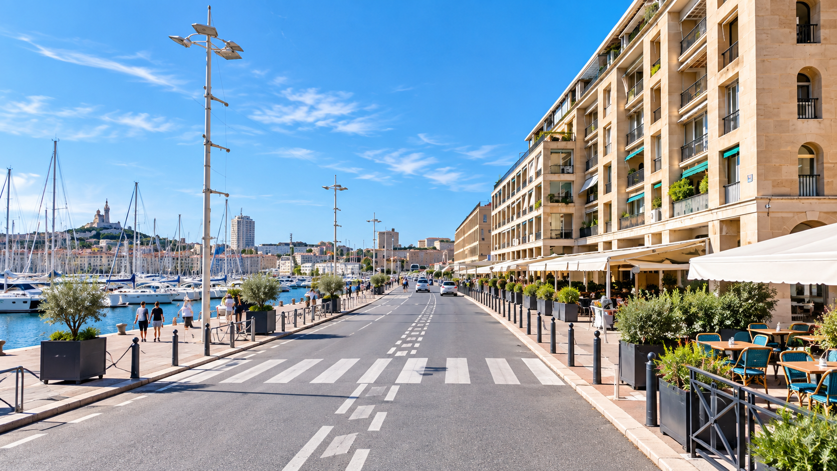 Marseille Vieux-Port - fonds de commerce de restaurant